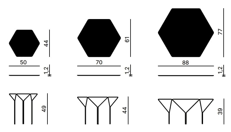 Деревянный шестиугольный журнальный столик Kastel Kyu ARCH-00123979 - Вид №8