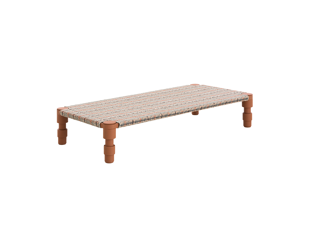 069906 Индийская кровать GL Tartan terracotta Single GAN Garden Layers