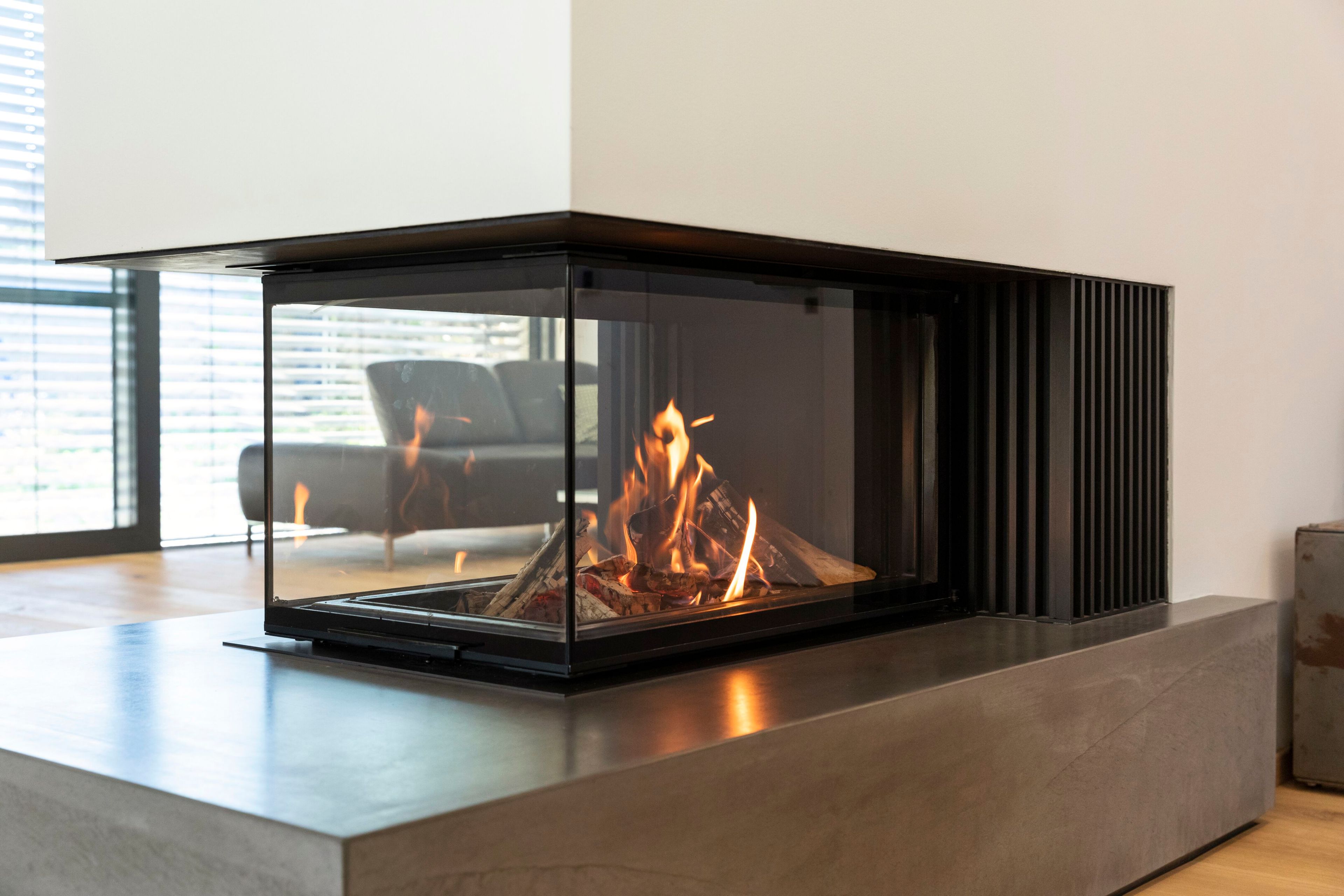 Стальной тройной фасад дровяной камин RÜEGG RIII ARCH-00082445 - Вид №1