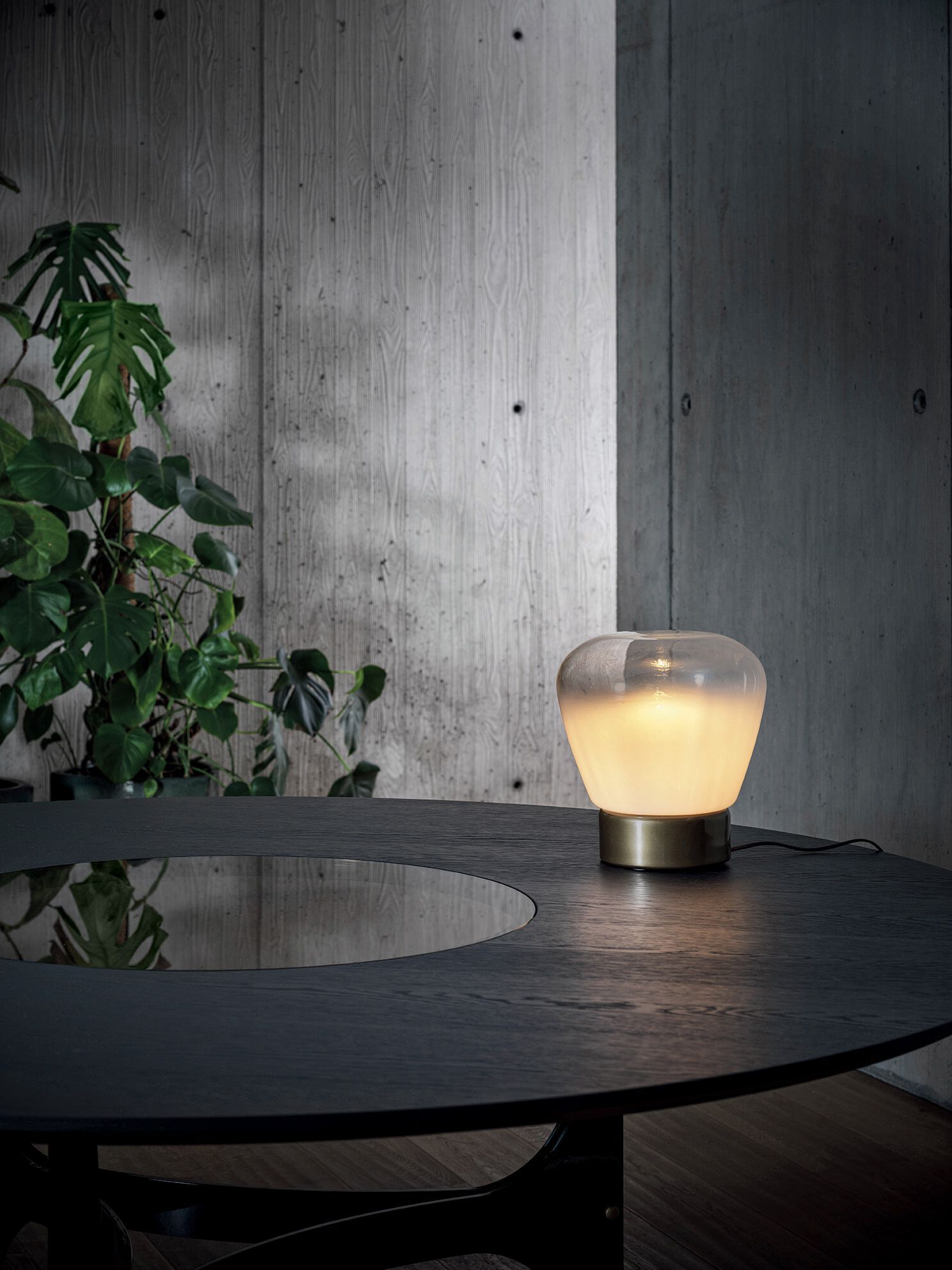 Стеклянная настольная лампа Bontempi Casa STONE ARCH-00121483 - Вид №2