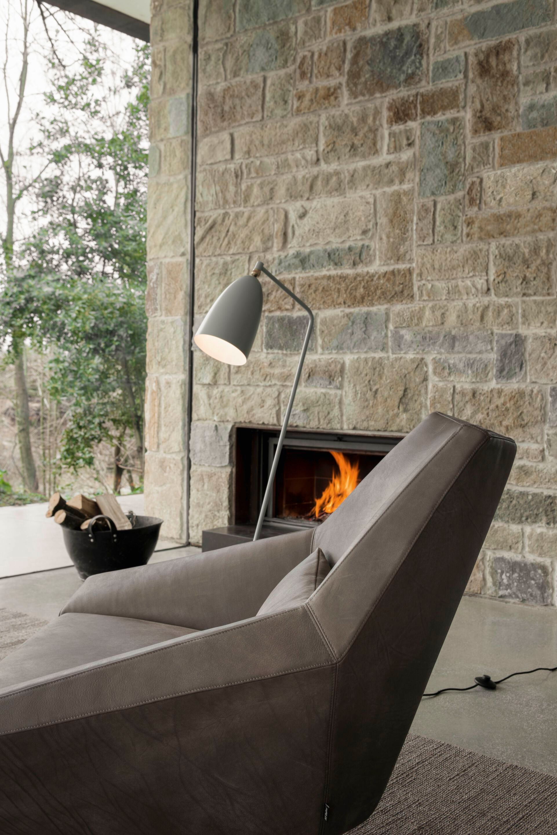 Кожаное вращающееся кресло с подлокотниками Alf DaFrè Olivia ARCH-00111702 - Вид №4