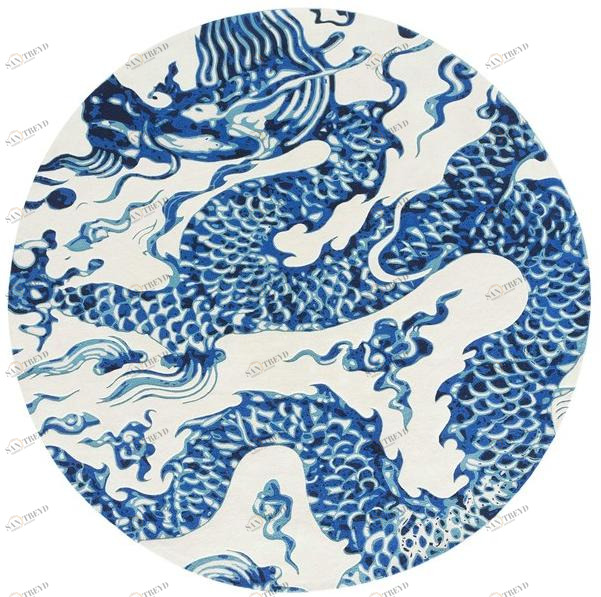 GAN Ковер из шерсти Chain stitch sun-id-1507705