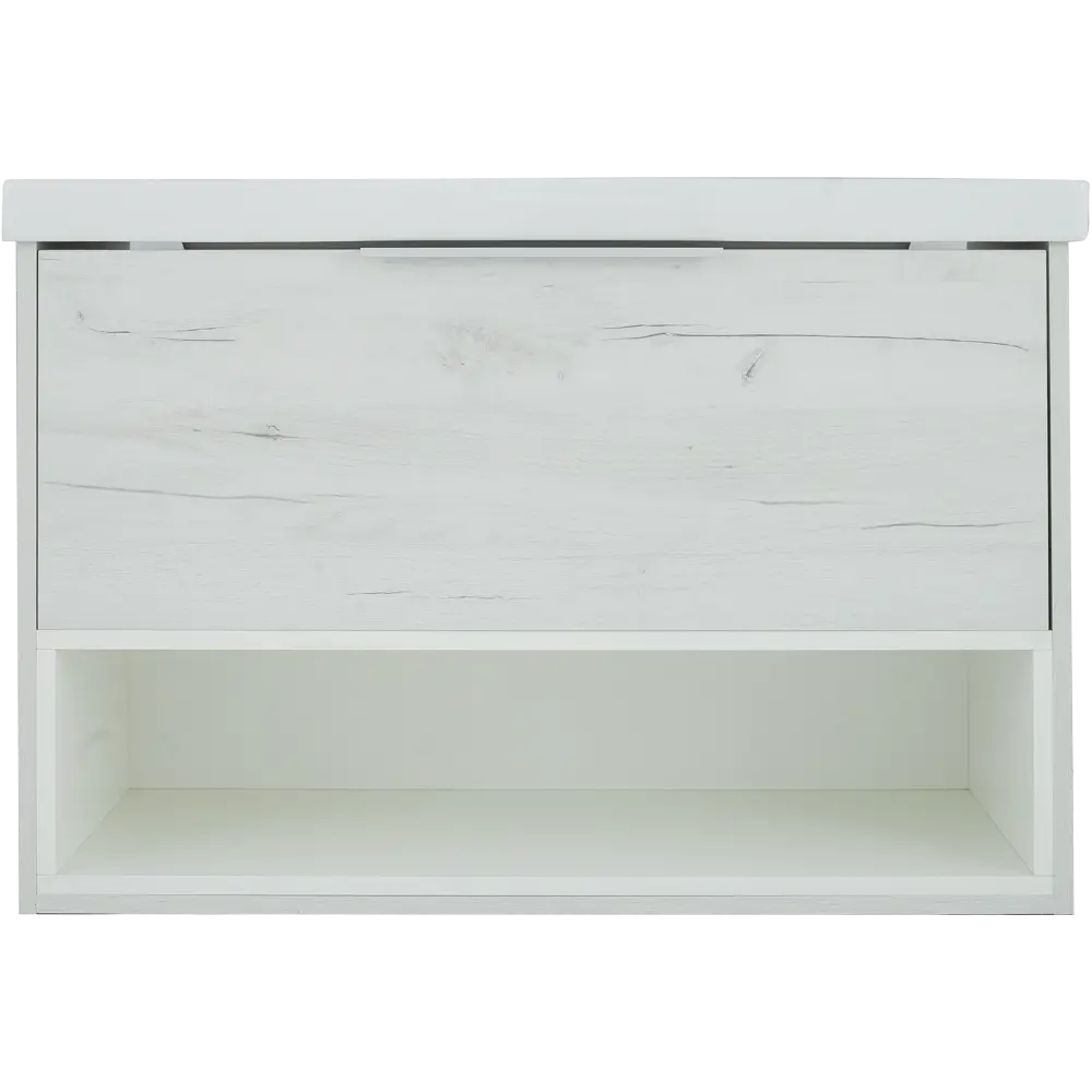 Тумба под раковину универсальная «Дана» 90 см, цвет дуб крафт белый SANFLOR STLM-2160335