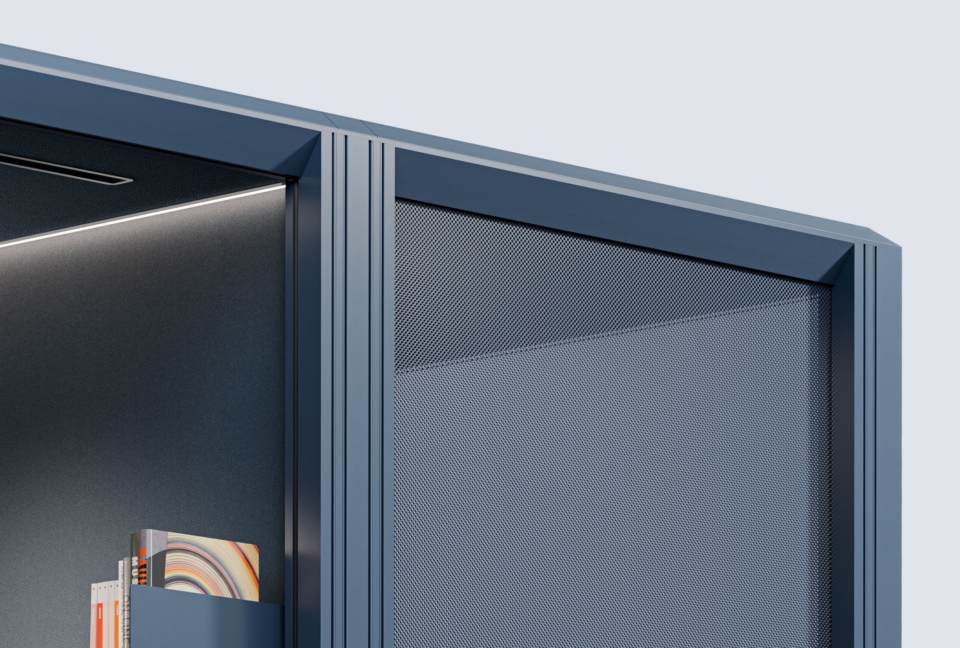 Алюминиевый и стеклянный офисный остров для встреч Mute Modular ARCH-00148563 - Вид №2