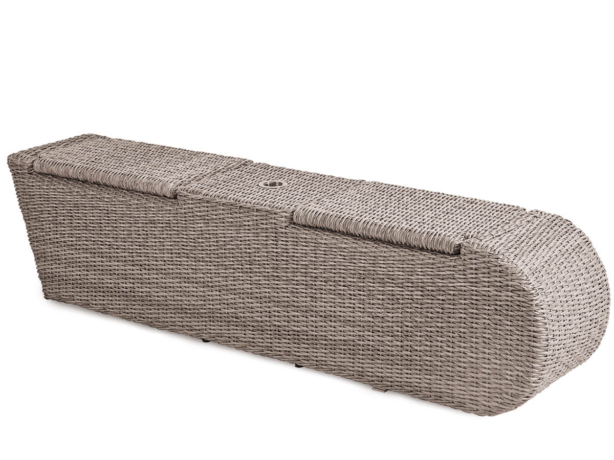 98.00.0889 Набор из 8 предметов Madrigal Relax Lounge oyster. - включая 1x кушетку для двоих, 1x зонт Sunrise 3,3 м круглый uni natural Mbm  - Вид №3