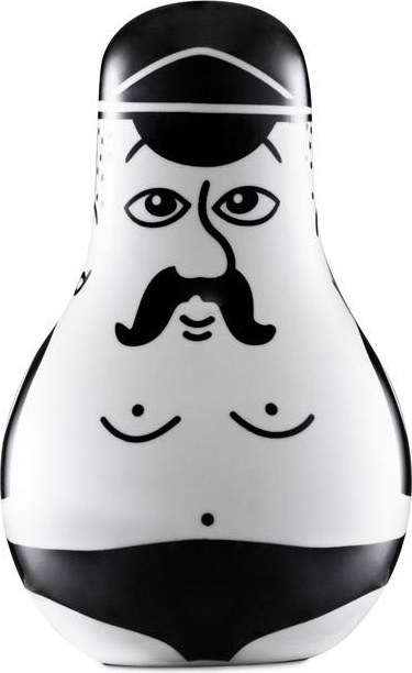 130505 Friends Набор соли и перца, черный / белый Normann Copenhagen 