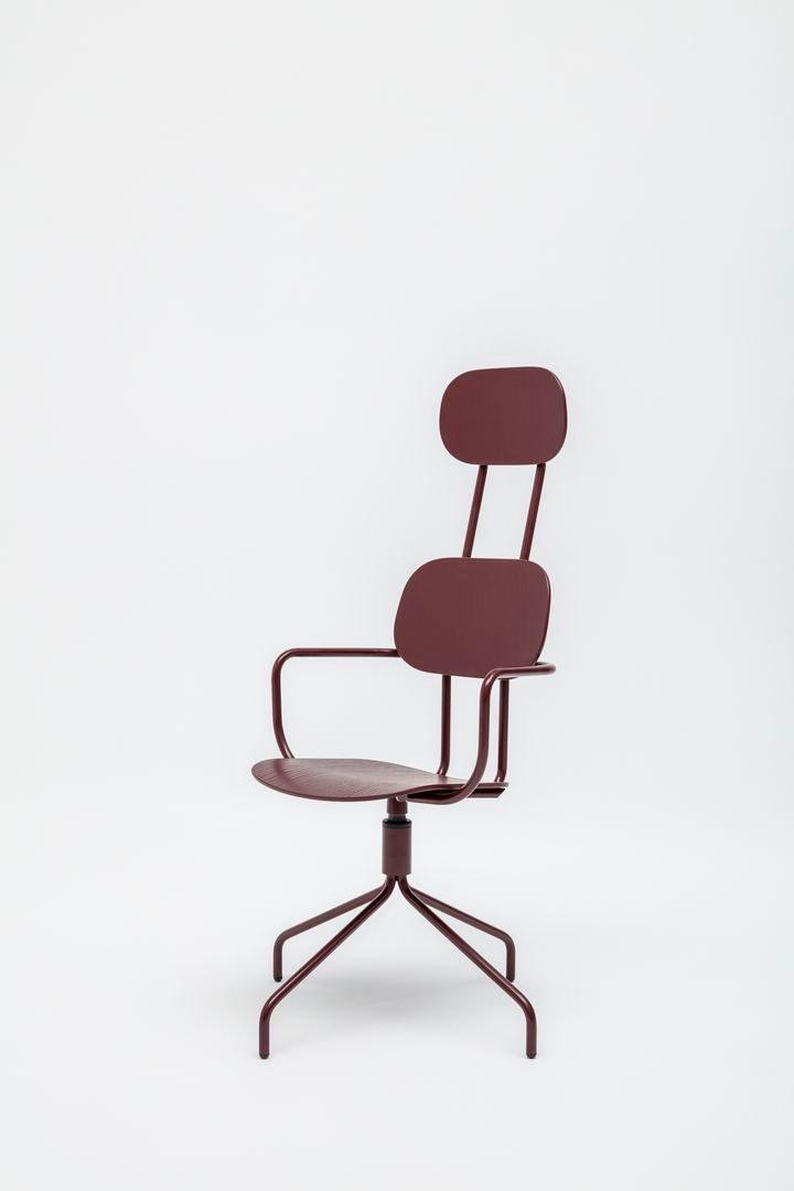 MDD Стул офисный фанерный на козелке с подлокотниками New school sun-id-1498012 - Вид №1