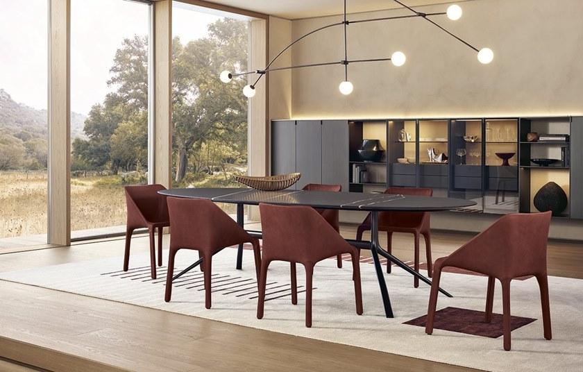 Poliform Кожаное кресло sun-id-1432316 - Вид №1