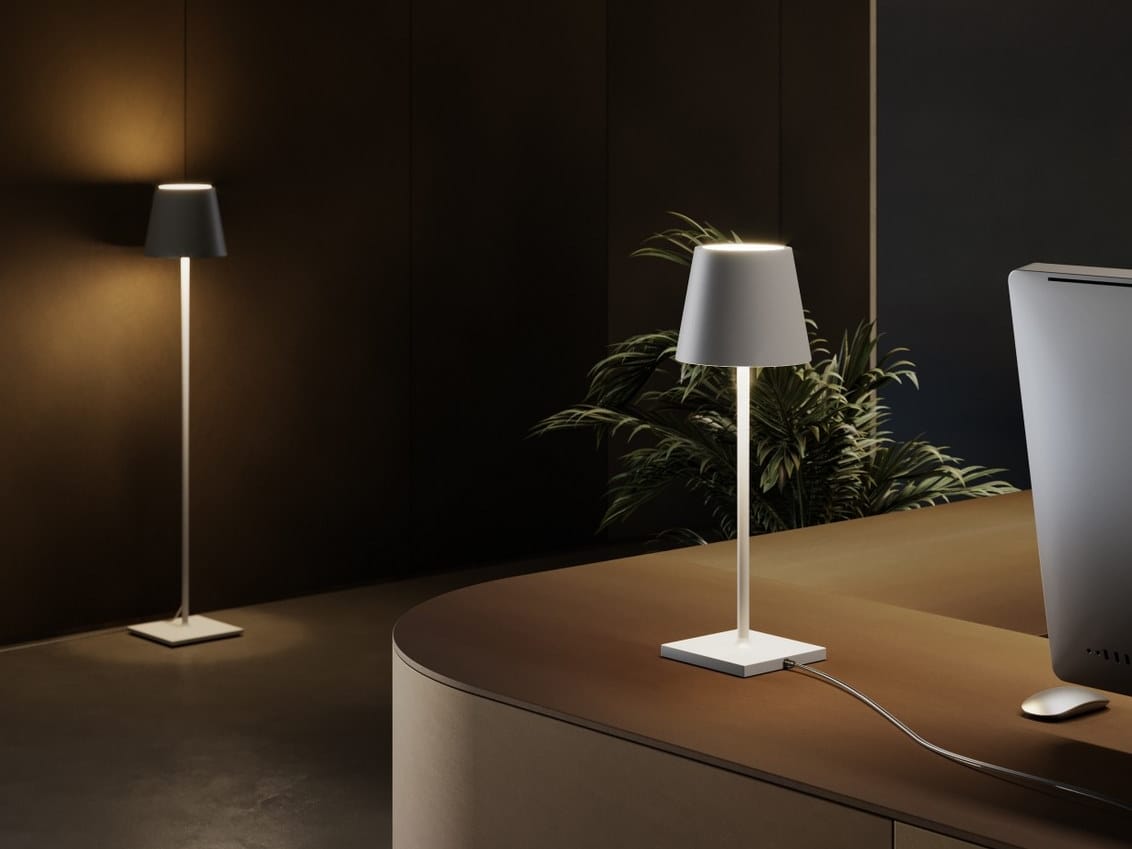 Заливка формы алюминия настольная лампа Zafferano Poldina230V ARCH-00114599 - Вид №1