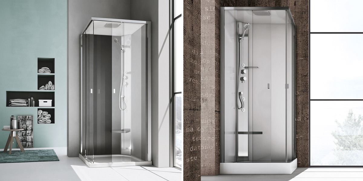 Душевая кабина угловая Sound Junior 80/80 см 1SDC1N3 Gruppo Geromin - Вид №1