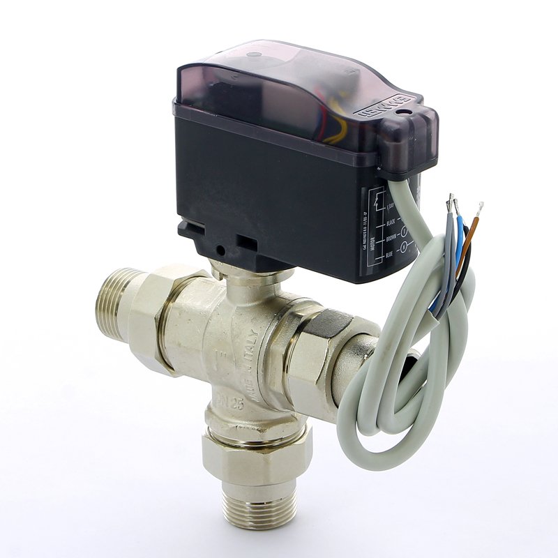 Кран сгон НН 1" 3-ходовой с сервоприводом MODULO COMPACT EMMETI 1425810 - Вид №2