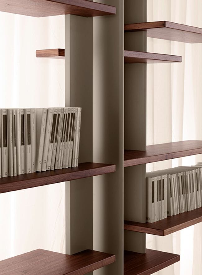 Настенный книжный шкаф из МДФ Vibieffe Quite luxury ARCH-00067160 - Вид №7