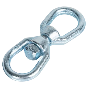 Вертлюг петля-петля оцинкованный 8 мм 2 шт.