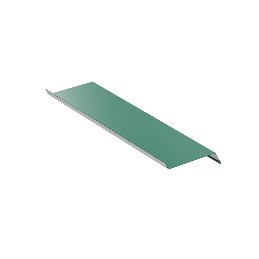 Отлив 100x2000 мм цвет зеленый ВЕГА STLM-2205730 - Вид №1