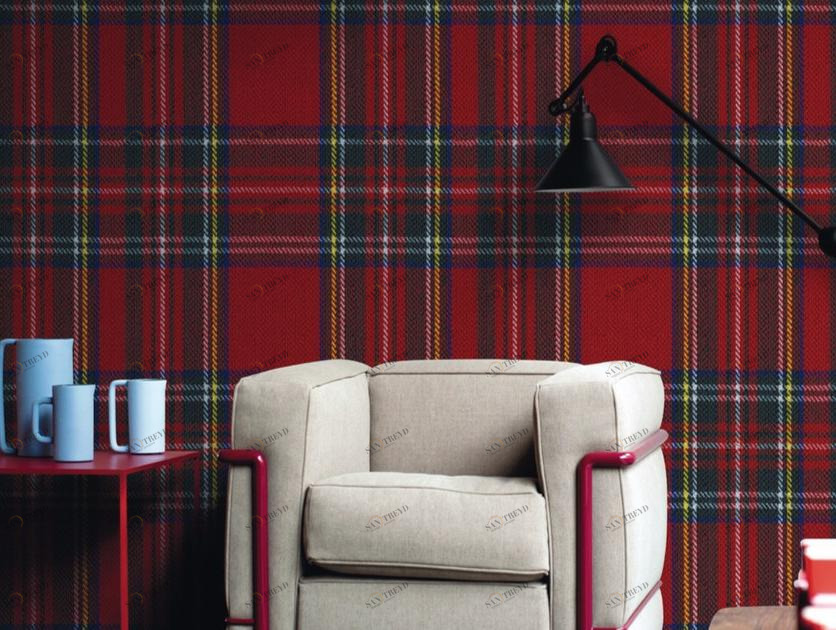 Inkiostro Bianco Панорамные обои в тартан Collection 2014 sun-id-1397952