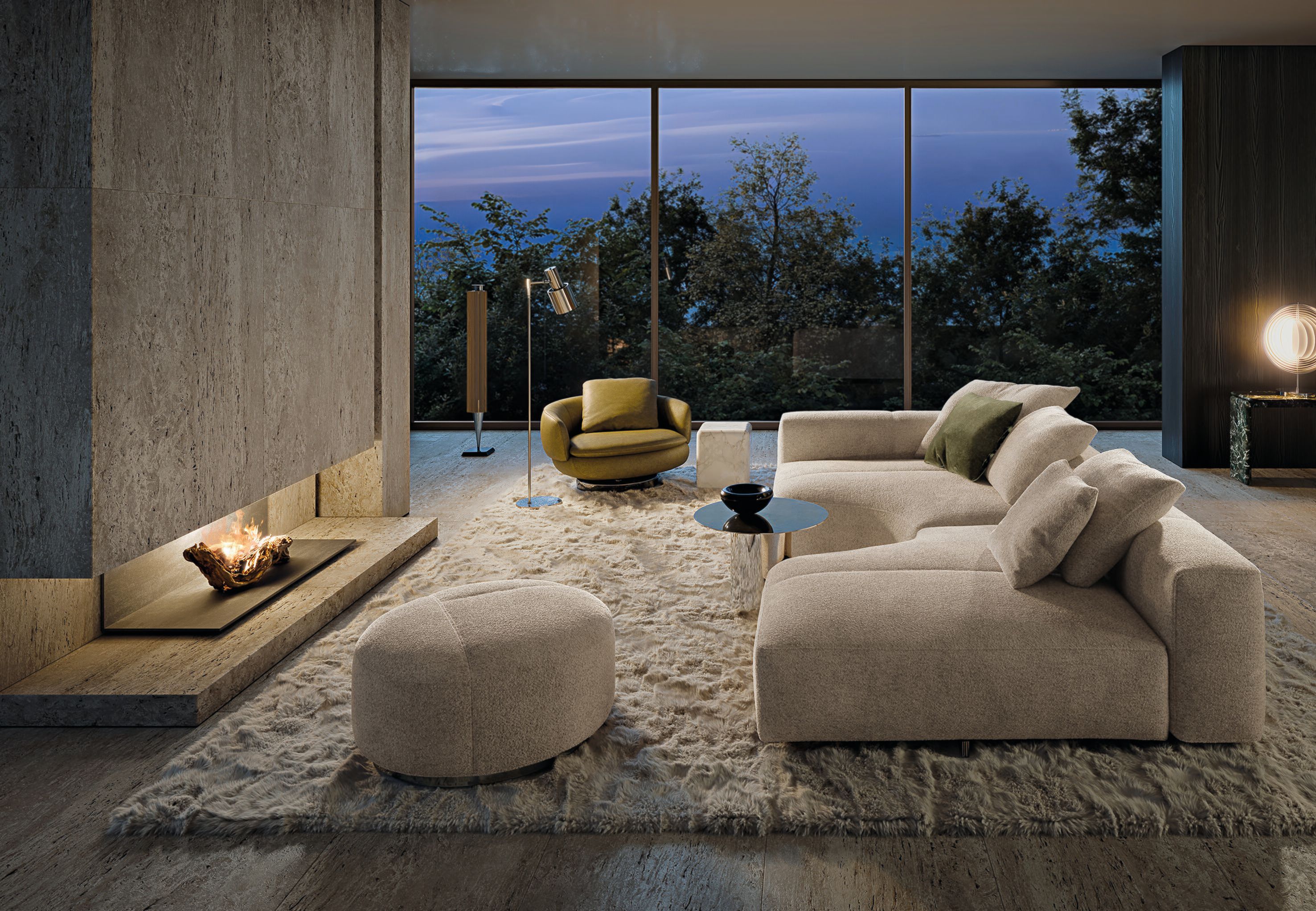 Модульный тканевый диван Minotti Yves ARCH-00127940 - Вид №20