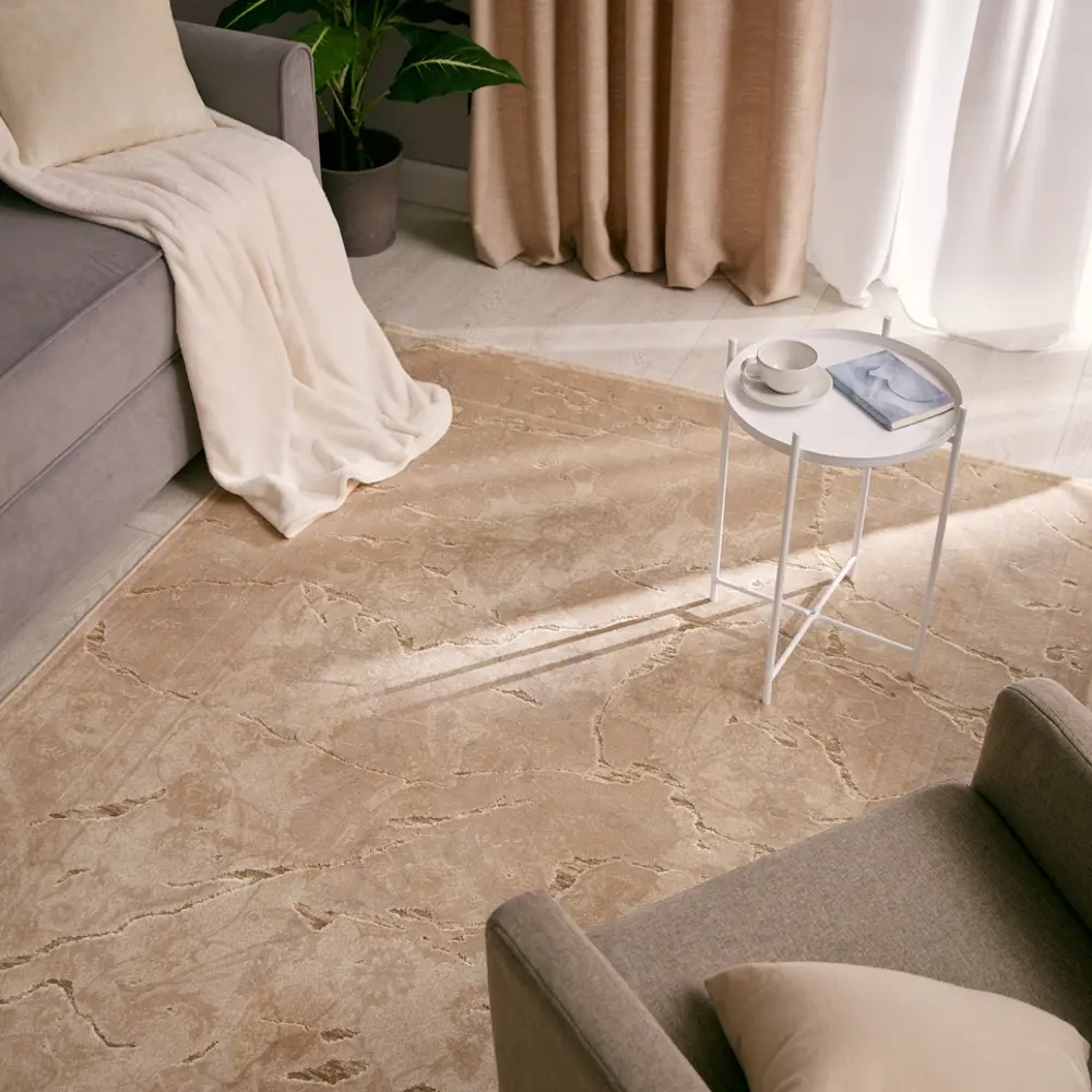 Ковер вискоза Рим 1047W 160x235 см цвет бежевый CTIM STLM-2025826 - Вид №5