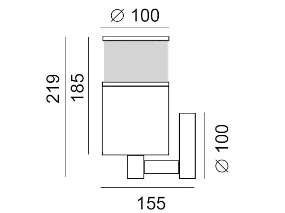 Светодиодные наружные настенные светильники из нержавеющей стали BEL-LIGHTING ARCH-00108762 - Вид №2