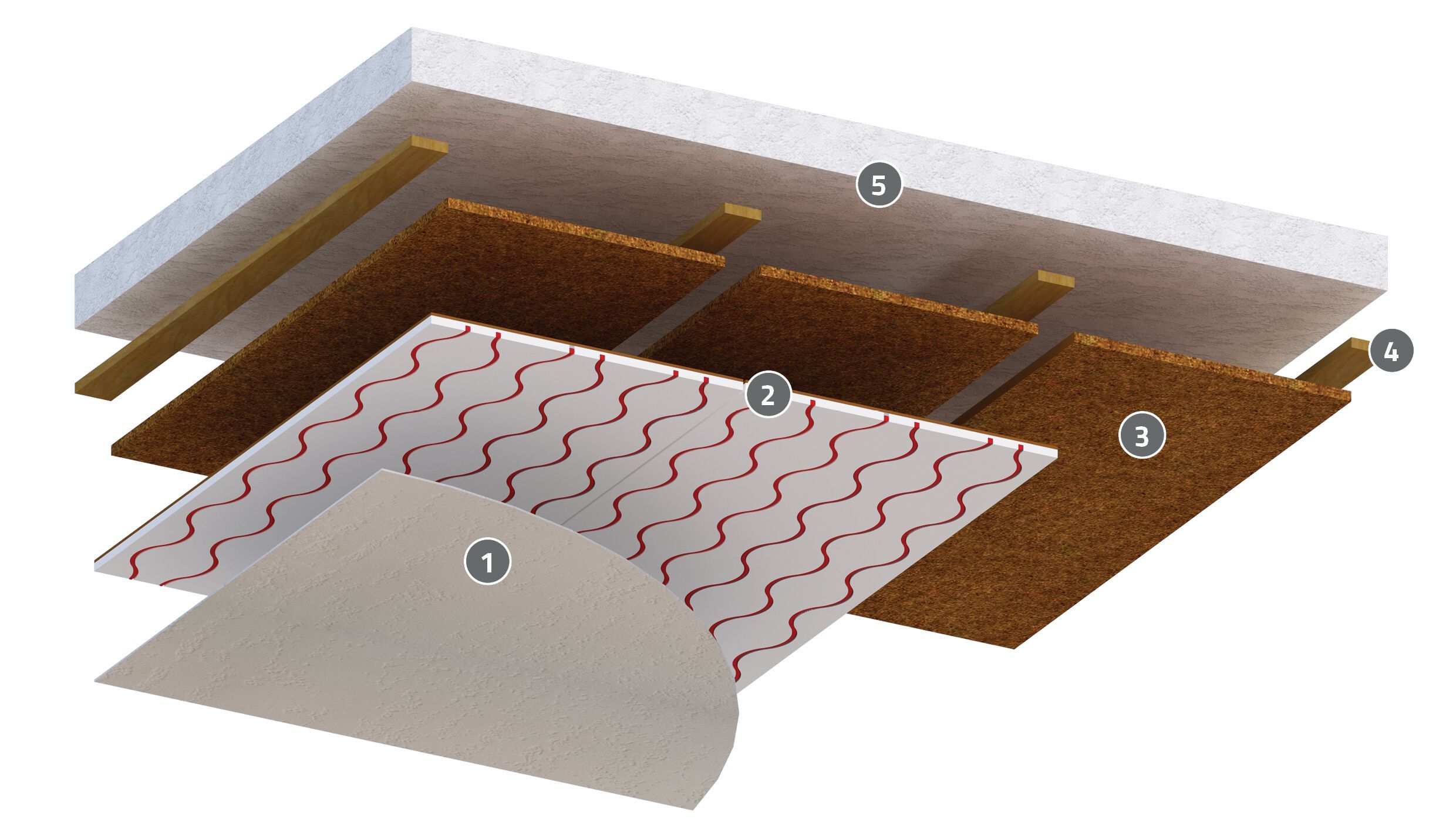 Излучающая потолочная панель из гипсокартона ECOBEL FinoTherm® ARCH-00008805 - Вид №1