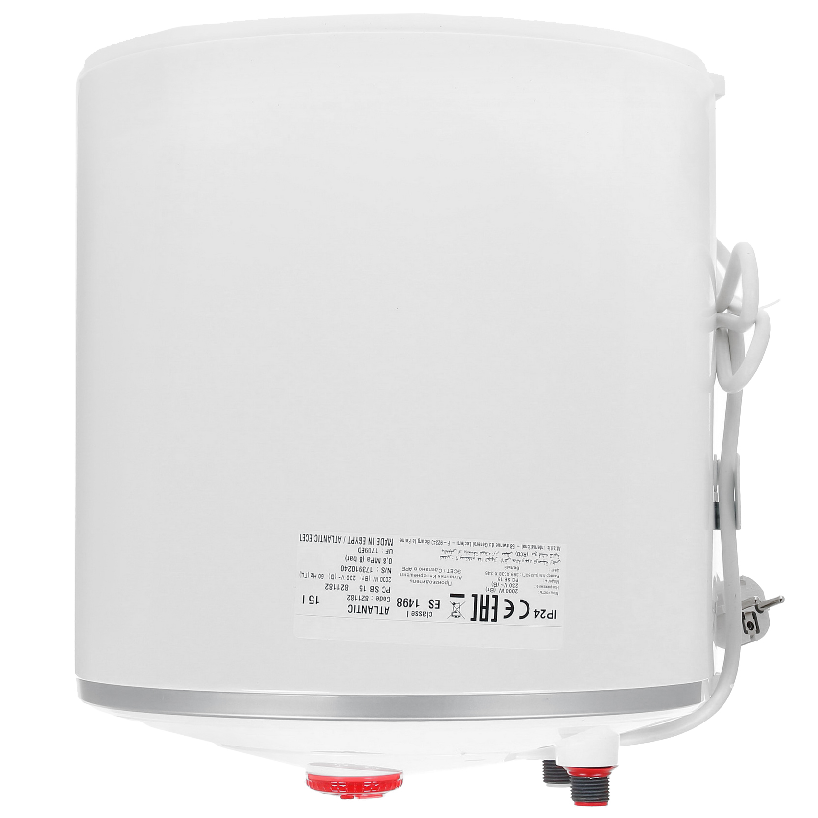 1230668 Водонагреватель электрический Atlantic OPRO 15 SB STDN-0010851 - Вид №2