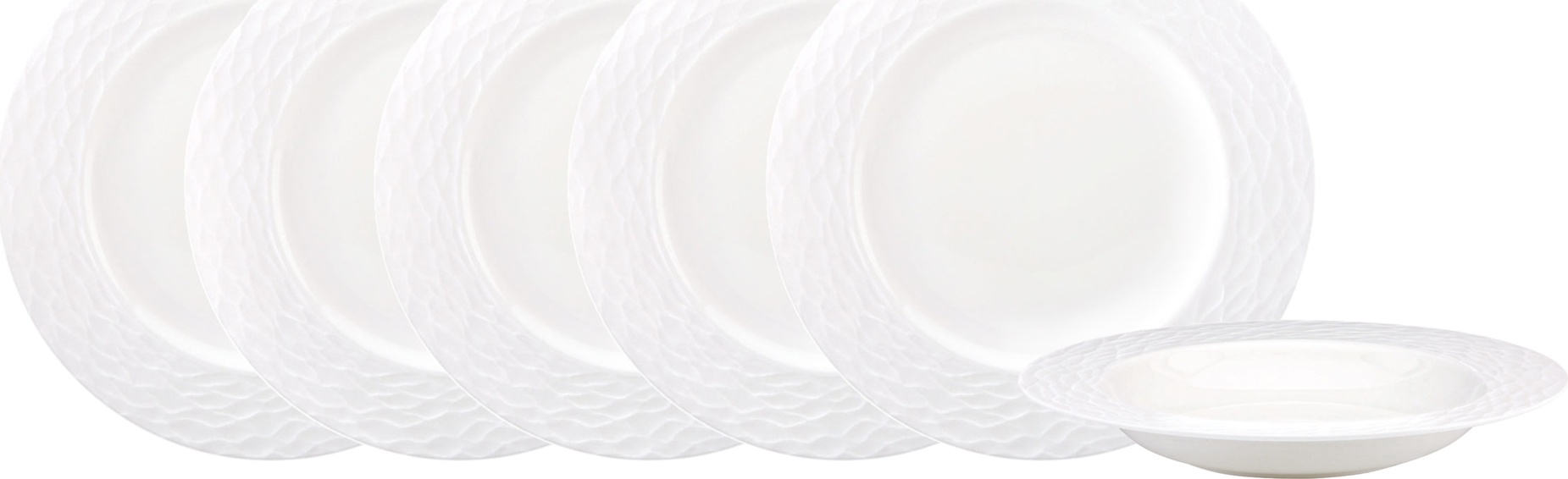 10662516 Lenox Набор из 6 тарелок суповых Lenox "Хэррингтон" 23см Фарфор костяной 