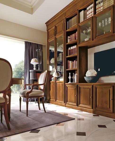 Martini Interiors Настенная система из орехового дерева с индивидуальной подставкой под телевизор Oliver’s house sun-id-1479603 - Вид №2