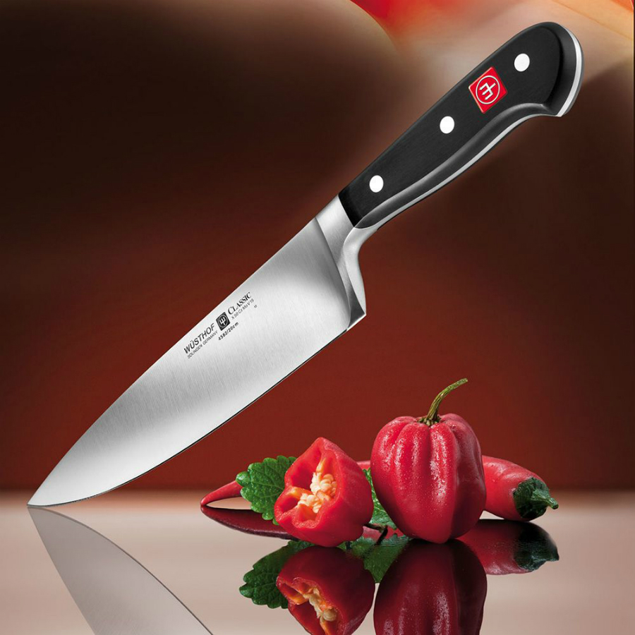 Нож кухонный «Шеф» Classic, 20 см WUESTHOF W458220 - Вид №3