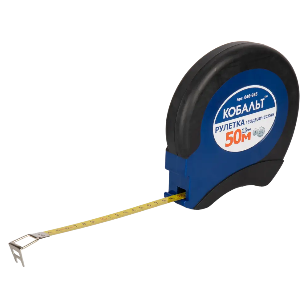 Рулетка измерительная Кобальт 646-935 с двойной шкалой 50 метров 89374068 STLM-1460081