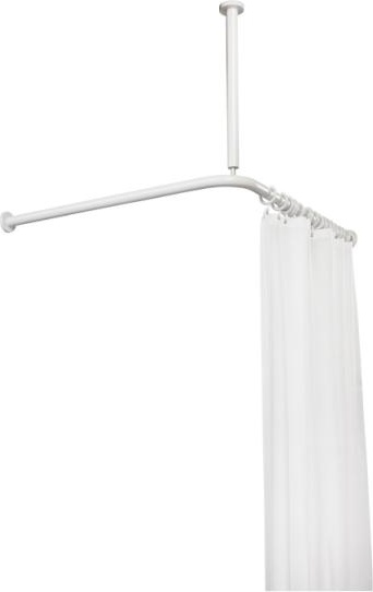 801.34.1462 Карниз с потолочным подвесом и занавеской для душа HEWI Serie 477/801 