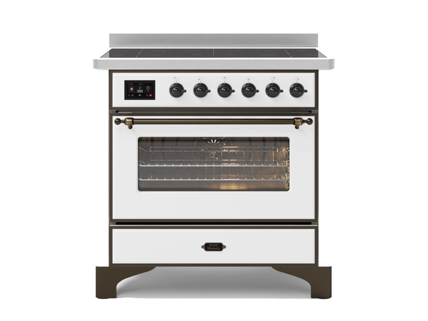 Стальная отдельно стоящая кухня с индукционной плитой Ilve Majestic ARCH-00084794