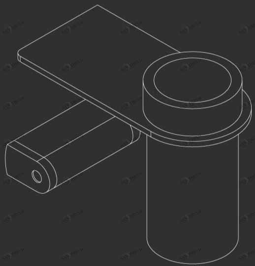 Ceadesign Полка с держателем для зубных щеток из delrin® Lutezia -accessori Ltz 108