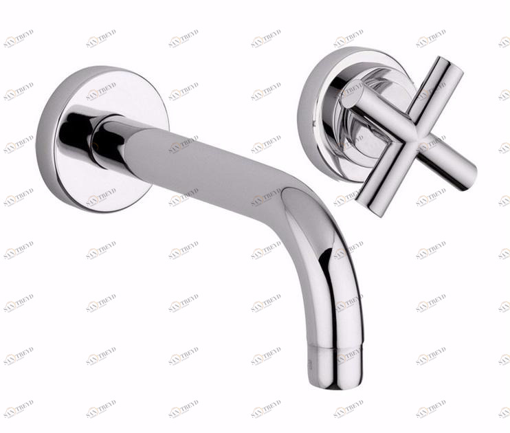 Rubinetteria Giulini Настенный смеситель для мойки на 2 отверстия Elica F9220-15/20/25