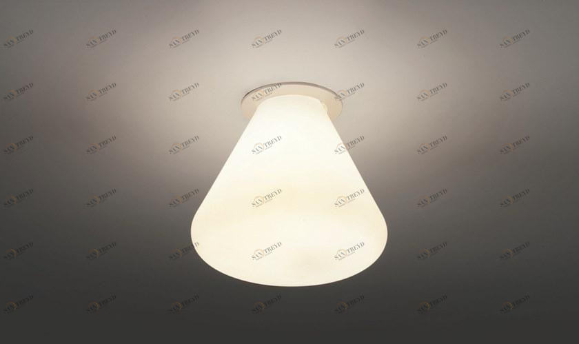 EGOLUCE Полувстраиваемый потолочный светодиодный светильник из алюминия Edison 6560