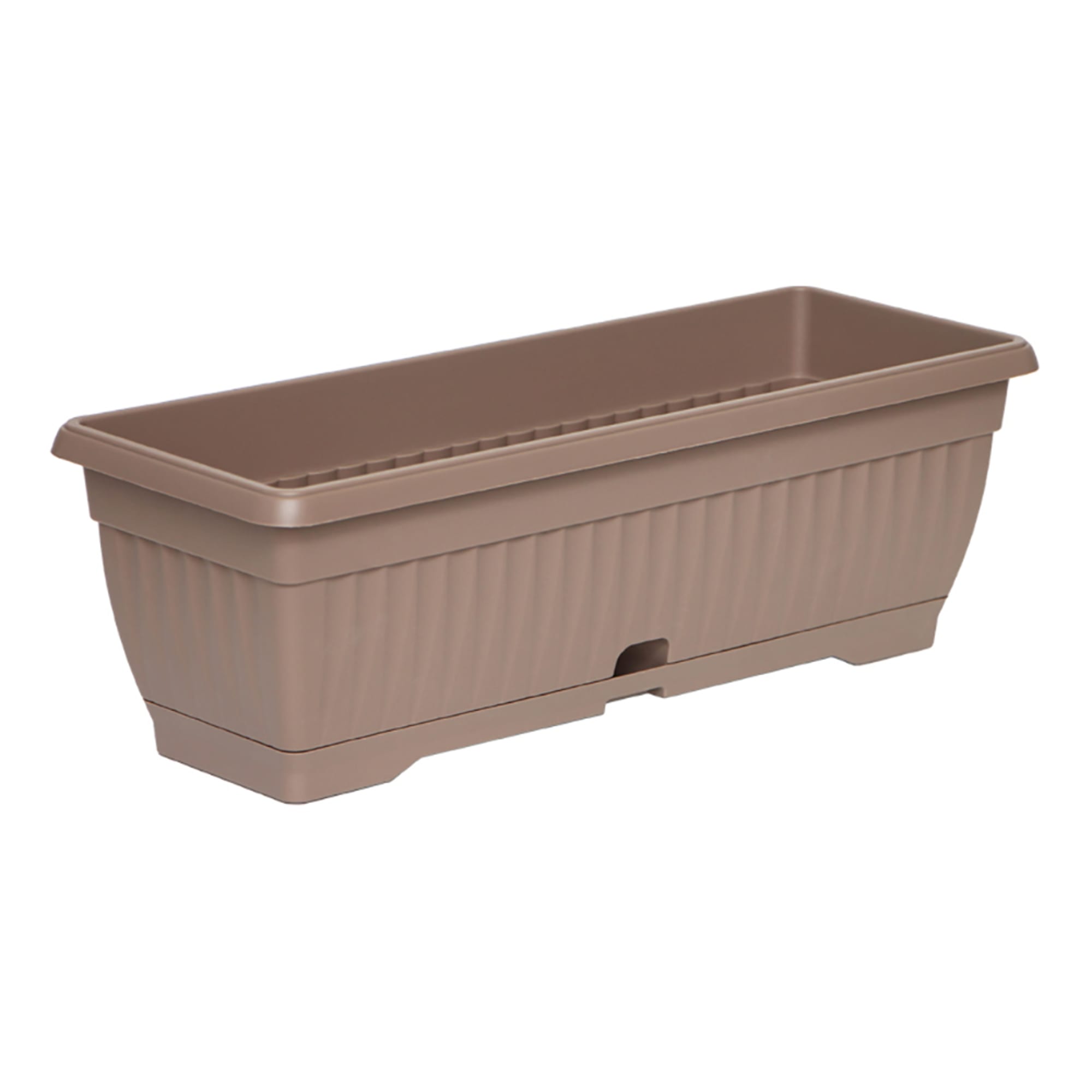 89095031 Балконный ящик 19x16.5x50 см v15.7 л пластик мокко Santreyd 