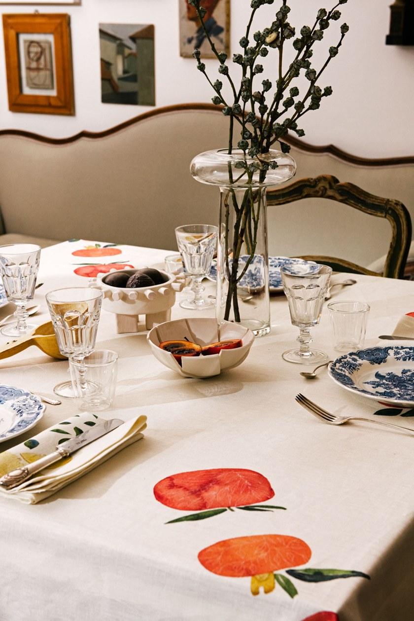 The NapKing Скатерть льняная Citrus sun-id-1411900 - Вид №3