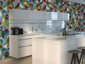 GLAMORA Виниловые обои с оптическим рисунком Colour blocking