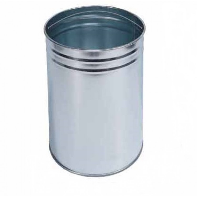 1071 ARI METAL Внутреннее мусорное ведро для мусорной урны с педалью Pedal bin, обьем 40л. 50л. 70л. 95л. 95 л. Блестящий металл 