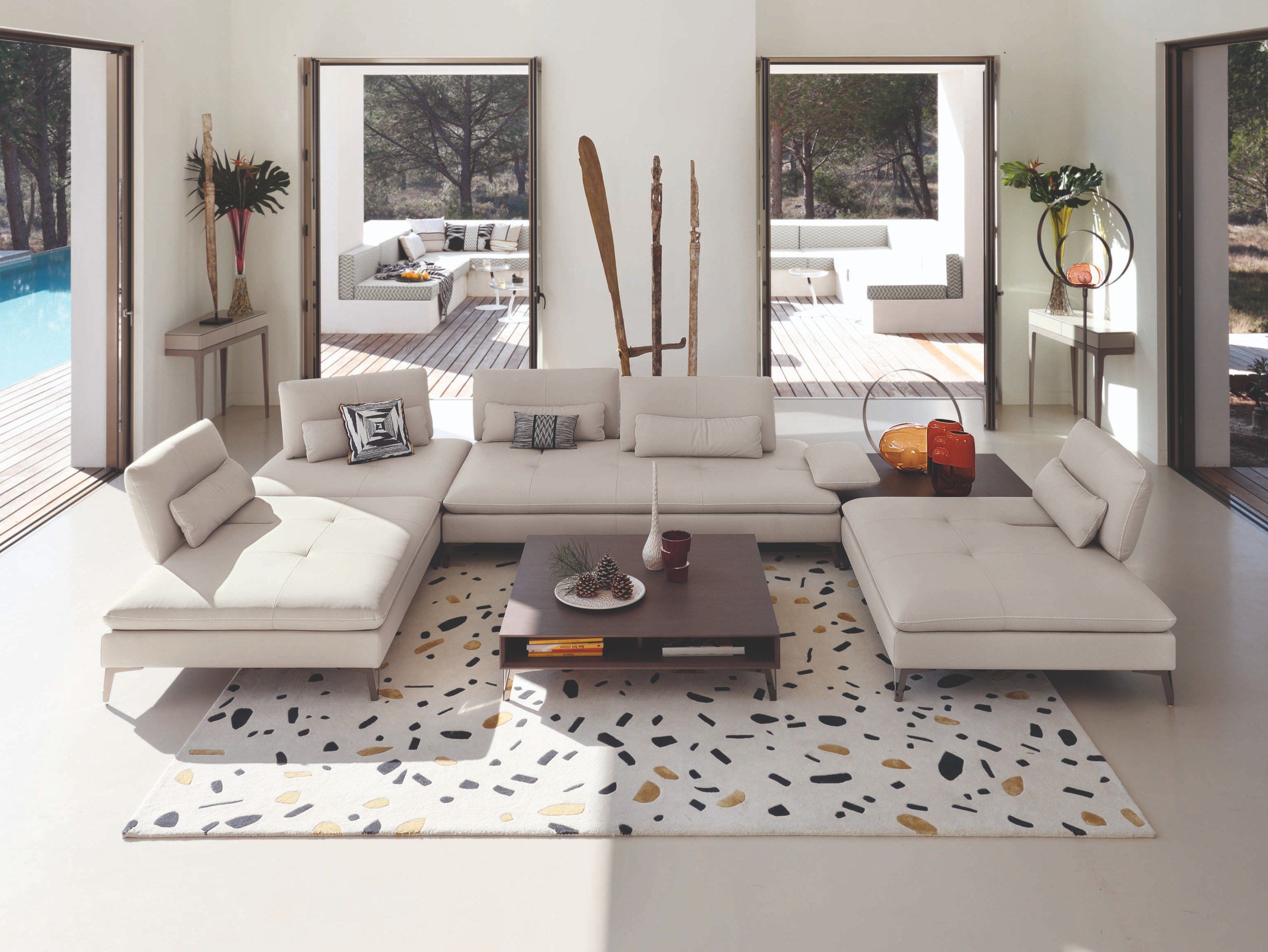 Кожаный диван ROCHE BOBOIS Сценарий ARCH-00090309