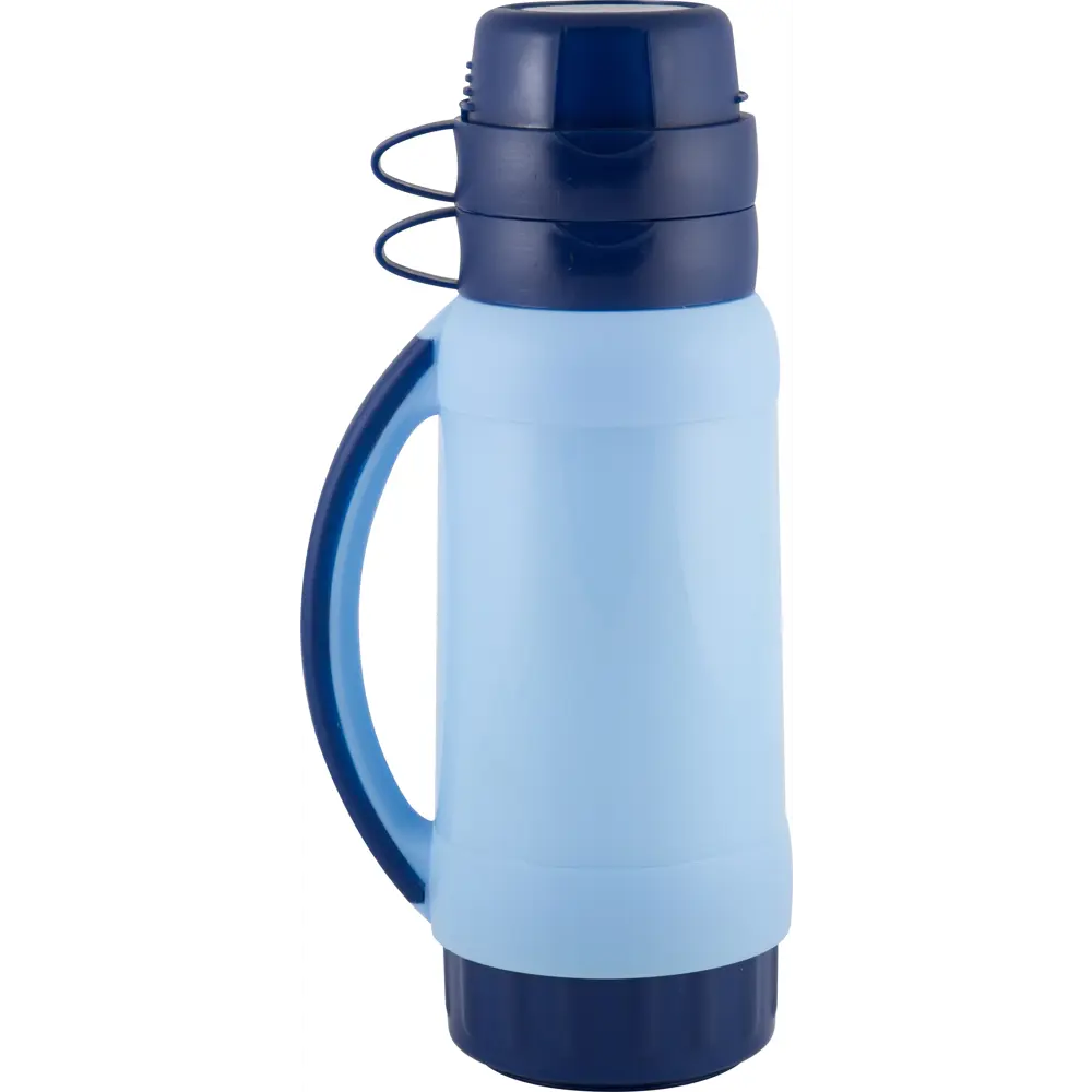 Термос 1 л Pratico стеклянная колба цвет синий Santreyd STLM-2055996