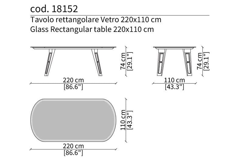 Деревянный шпон овальный стол Frigerio AXEL ARCH-00041804 - Вид №5
