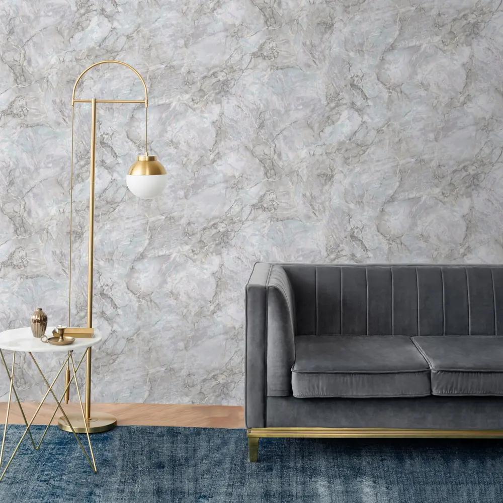 Erismann Murena: Флизелиновые обои небесно-голубого оттенка 89337518 STLM-0837797 - Вид №3