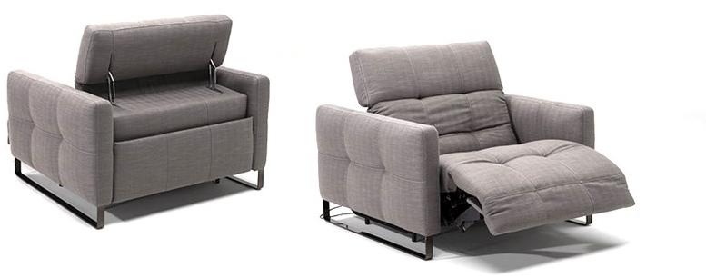 Natuzzi Кресло из мягкой ткани с подлокотниками Philo sun-id-1374165 - Вид №2