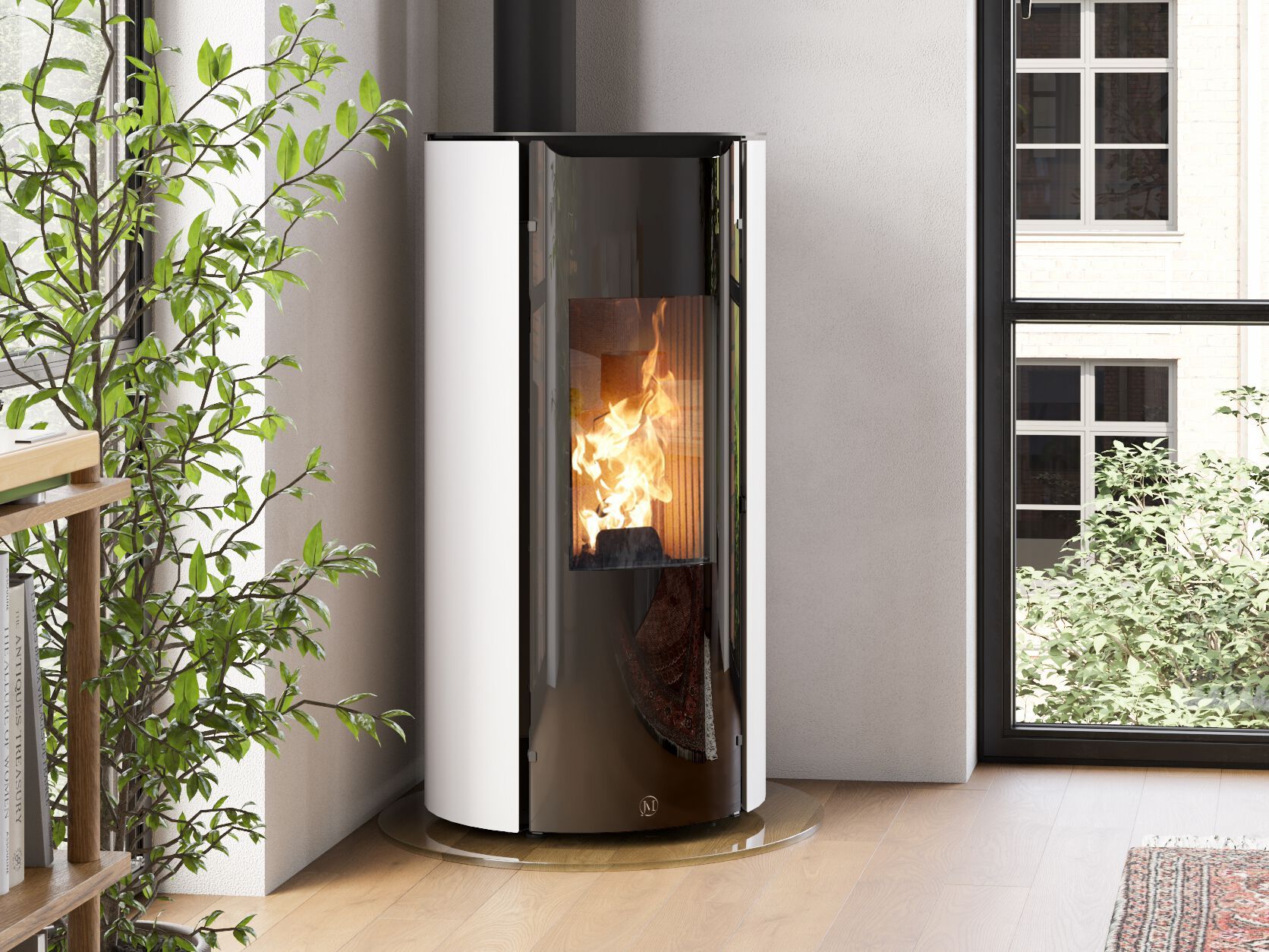 Пеллетная печь с Wi-Fi класса A+ Jolly Mec воздушные системы ARCH-00062709