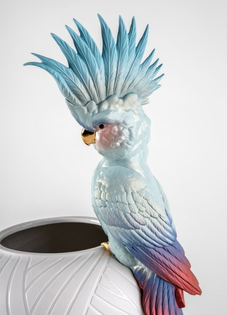 Фарфор безделушки Lladró COCKATOO VASE ARCH-00061472 - Вид №1