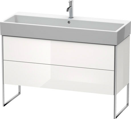 XS447704747 XSquare Тумбочка напольная Каменно-синий глянцевый лак Duravit - Вид №2