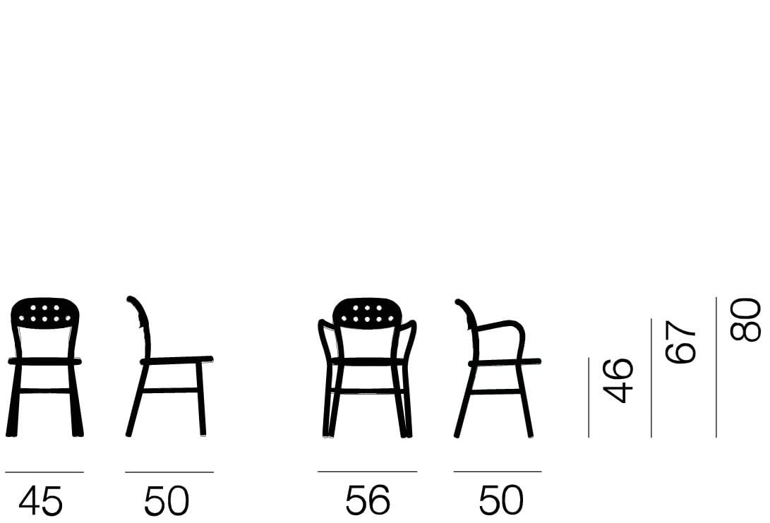 Алюминиевый штабелируемый садовый стул Magis труба ARCH-00132744 - Вид №11