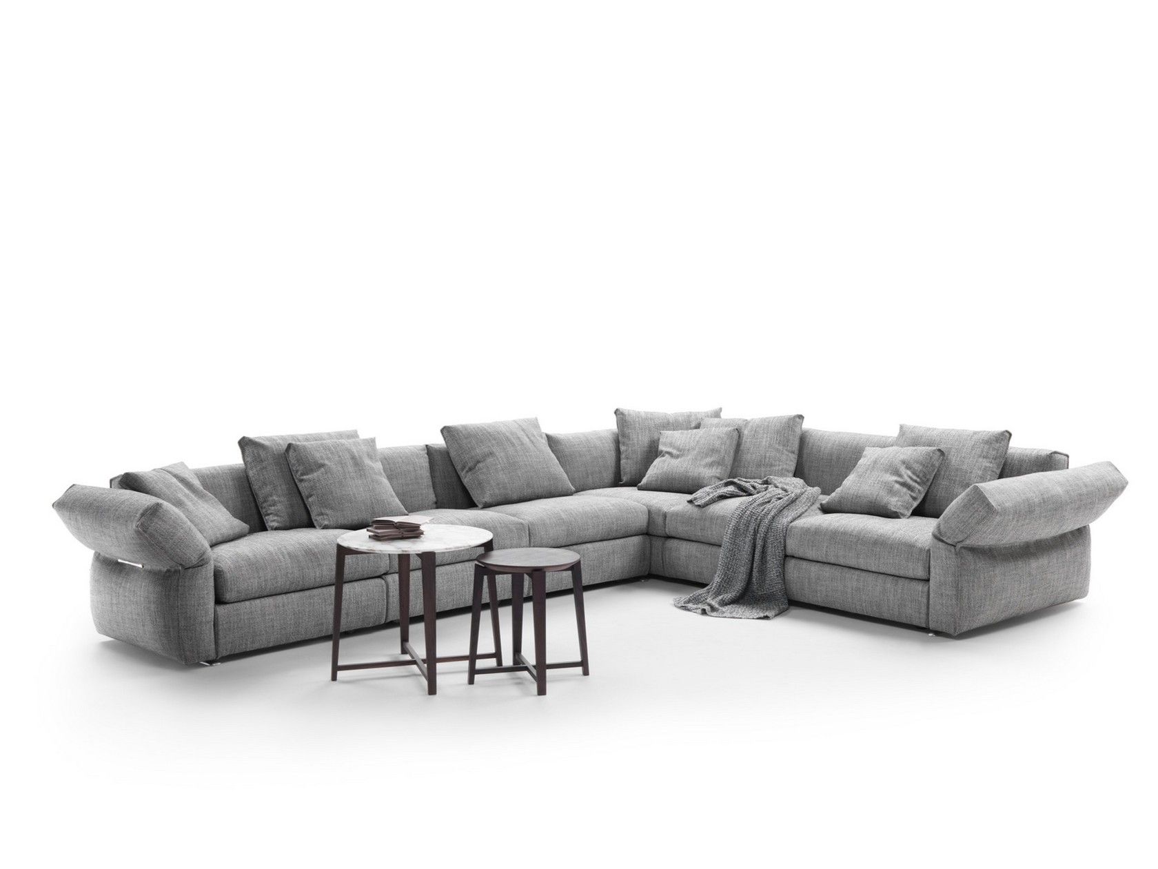 Угловой диван из ткани Flexform Newbridge ARCH-00093463