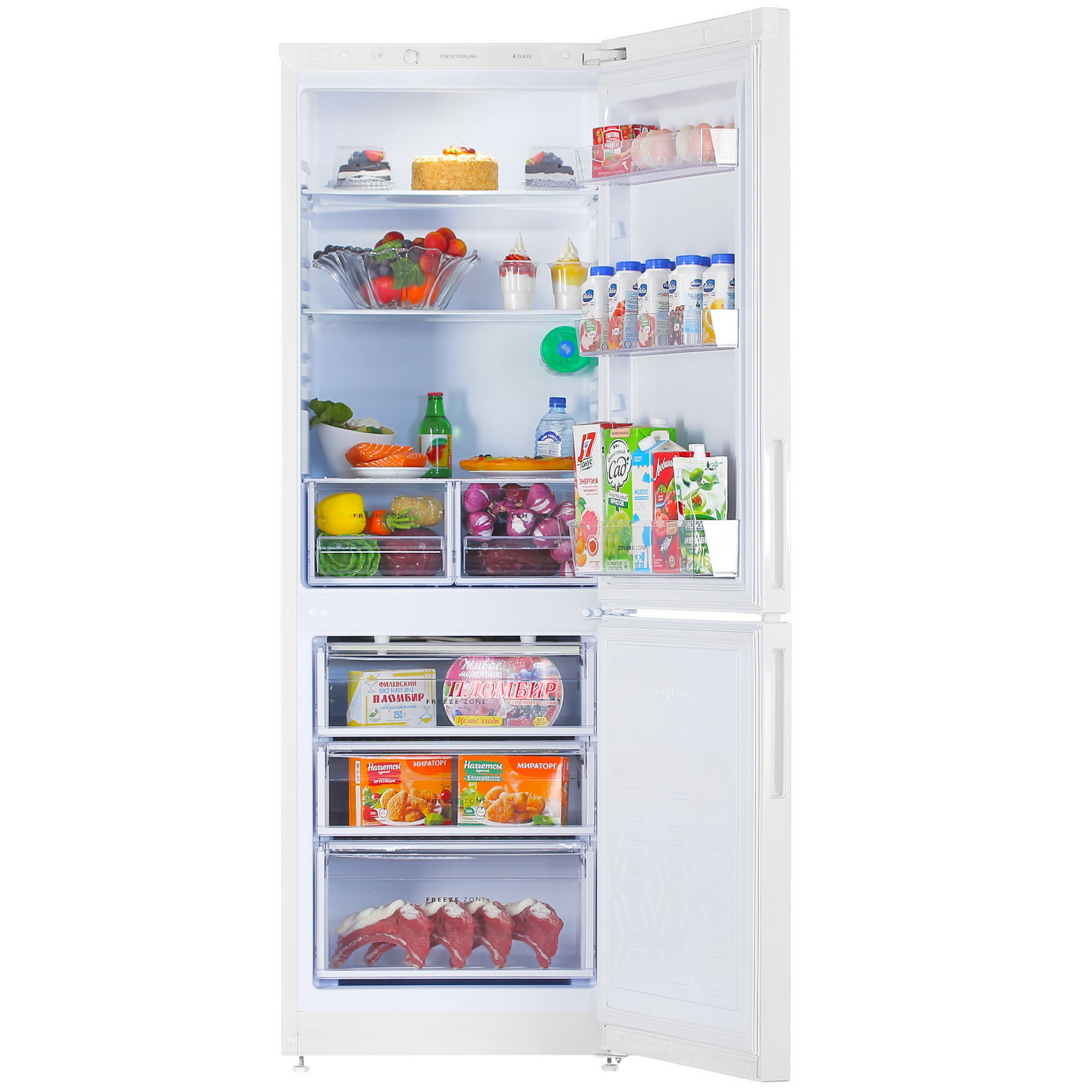 5348117 Холодильник с морозильником   Бирюса 6033 белый STDN-0103420 - Вид №5