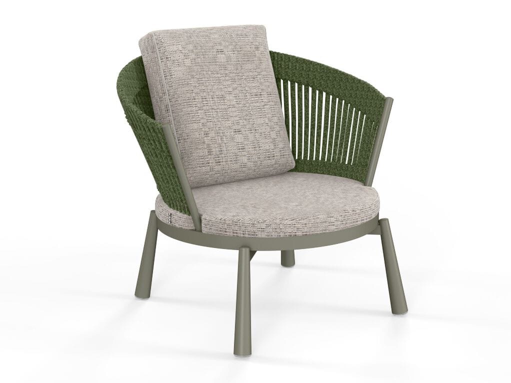 Веревочное и алюминиевое садовое кресло YAAZ Черепаха ARCH-00141058 - Вид №1