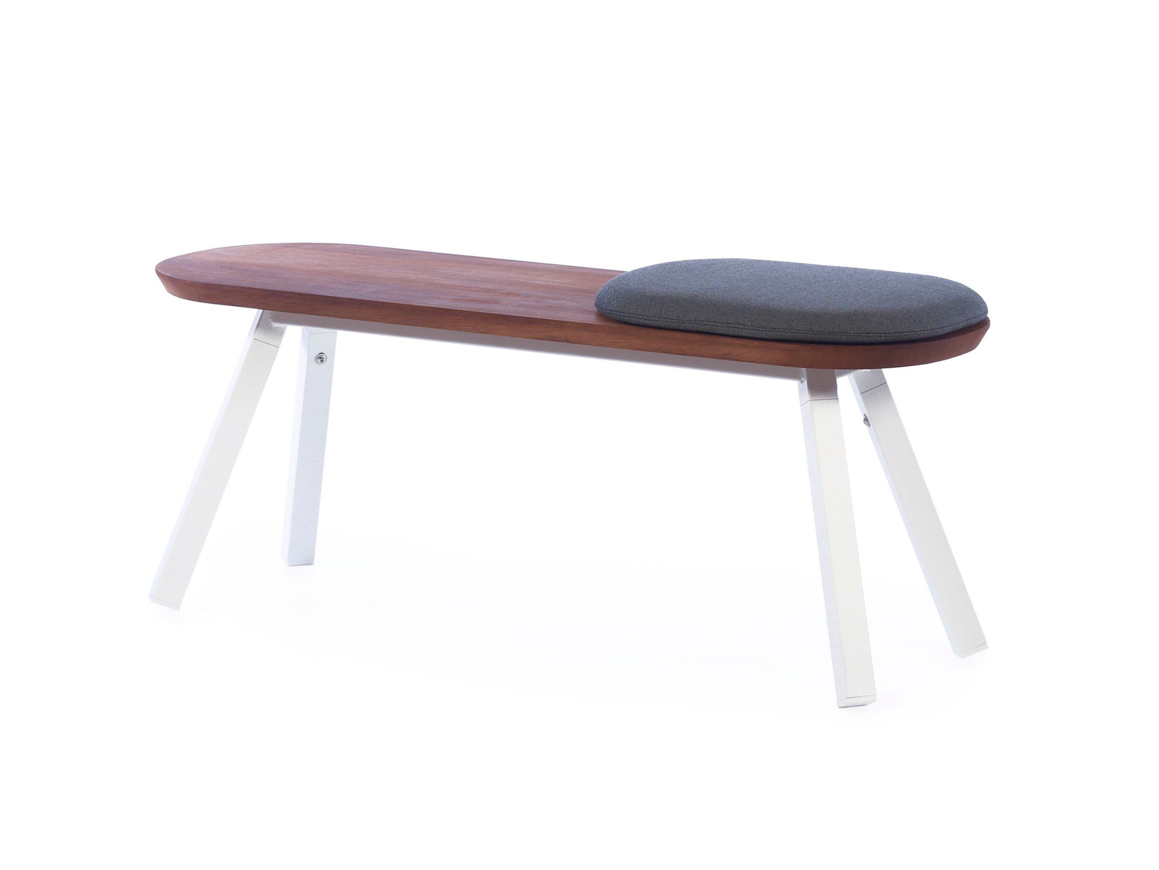 Садовая скамейка Iroko и окрашенная стальная основа RS Barcelona YOU AND ME ARCH-00089048 - Вид №18